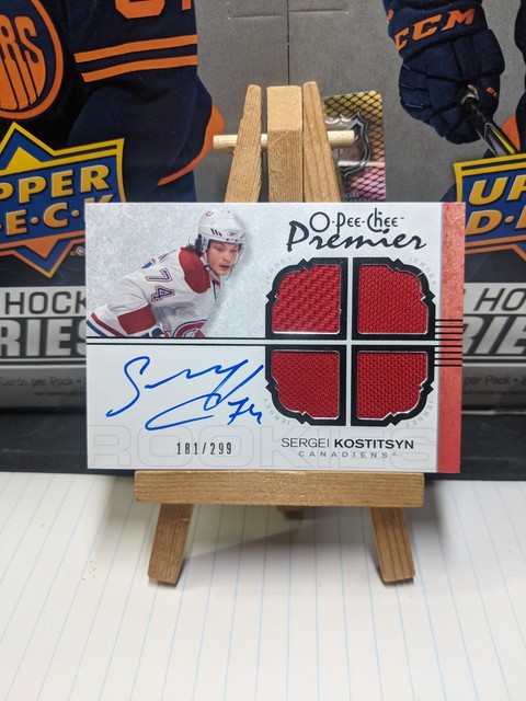 2007-08 OPC Premier Sergei Kostitsyn Rookie Patch Auto /299