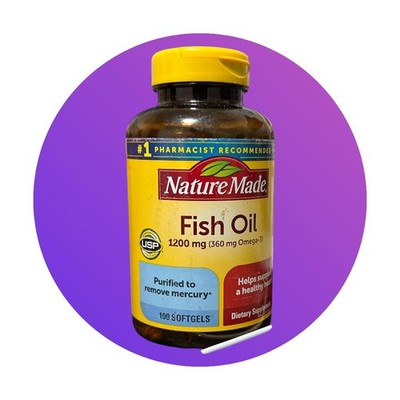 SM Nature Made Fish Oil 1200mg Liquid Softgel 100 Counts