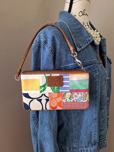 バッグ COACH Multicolor Patchwork WristletPouch Coach Patchwork Wristlet | eBay