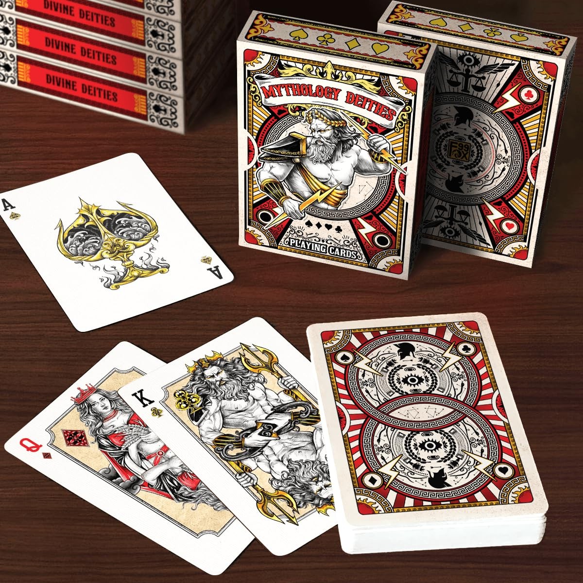 Mythology Deities Playing Cards 99FOX Adult Goddess Gods Card Deck
