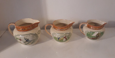 Lorna Doone & Adams John Ridd Krüge 3er Set Vintage Sammlerstücke