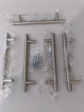 Set of 5 Ravinte Silver Brushed Stainless Ste...