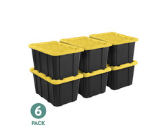 Sterilite Storage Bins 27 Gallon, Stackable P...