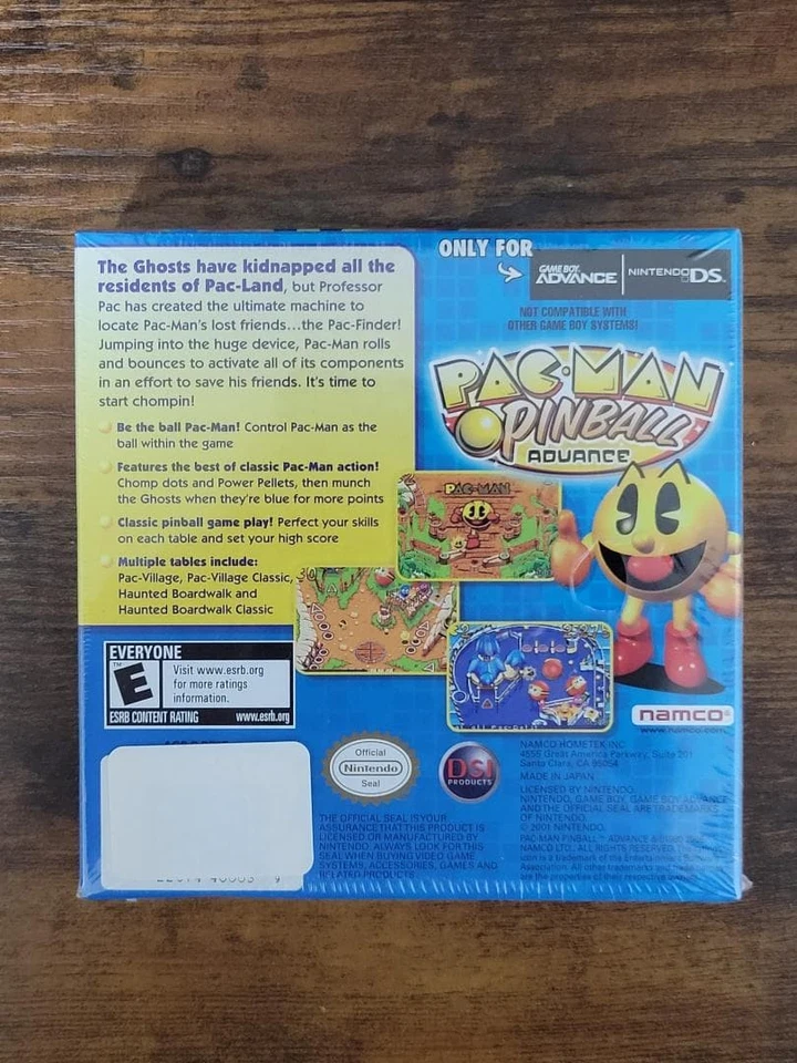 Pac-Man Pinball Advance GBA Game Boy Advance New Sealed Namco USA Version - Image 2 of 4