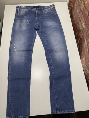 Replay Mens Jeans Blue RBJ 901 Straight Regular Denim W32 L32