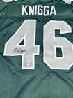 Noah Knigga Signed Eastern Michigan Eagles Football Jersey PT Witnessed Auto