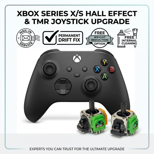 Xbox Series X/S Stick Drift Repair Service TMR Hall Effect Upgrade