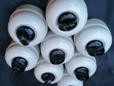 1x Schalter Porzellan Drehschalter Art Deco Retro Lichtschalter Bakelit alt