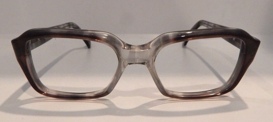 Vintage WHITE HAINES OPTICAL "More" Dusty Tweed 48/20 Eyeglass Frame NOS #264 - Image 2 of 4