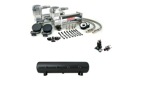 1992-1997 Lincoln Town car Complete Air Suspension Kit 3/8" Valves Full FBSS - Picture 7 of 16