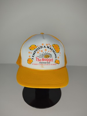 Vintage The Nugget Casino Reno Trucker Hat Snapback Foam Corded