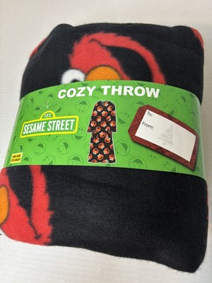 SESAME STREET ELMO Cozy Throw Adult, one size fits most