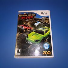 Monster Trucks Mayhem (Nintendo Wii, 2009) Complete + Manual. Rated E.