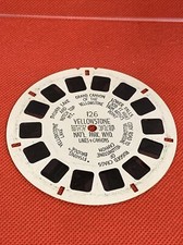 view-master reel single 126 Yellowstone National Park Wyoming Hand Lettered 1G