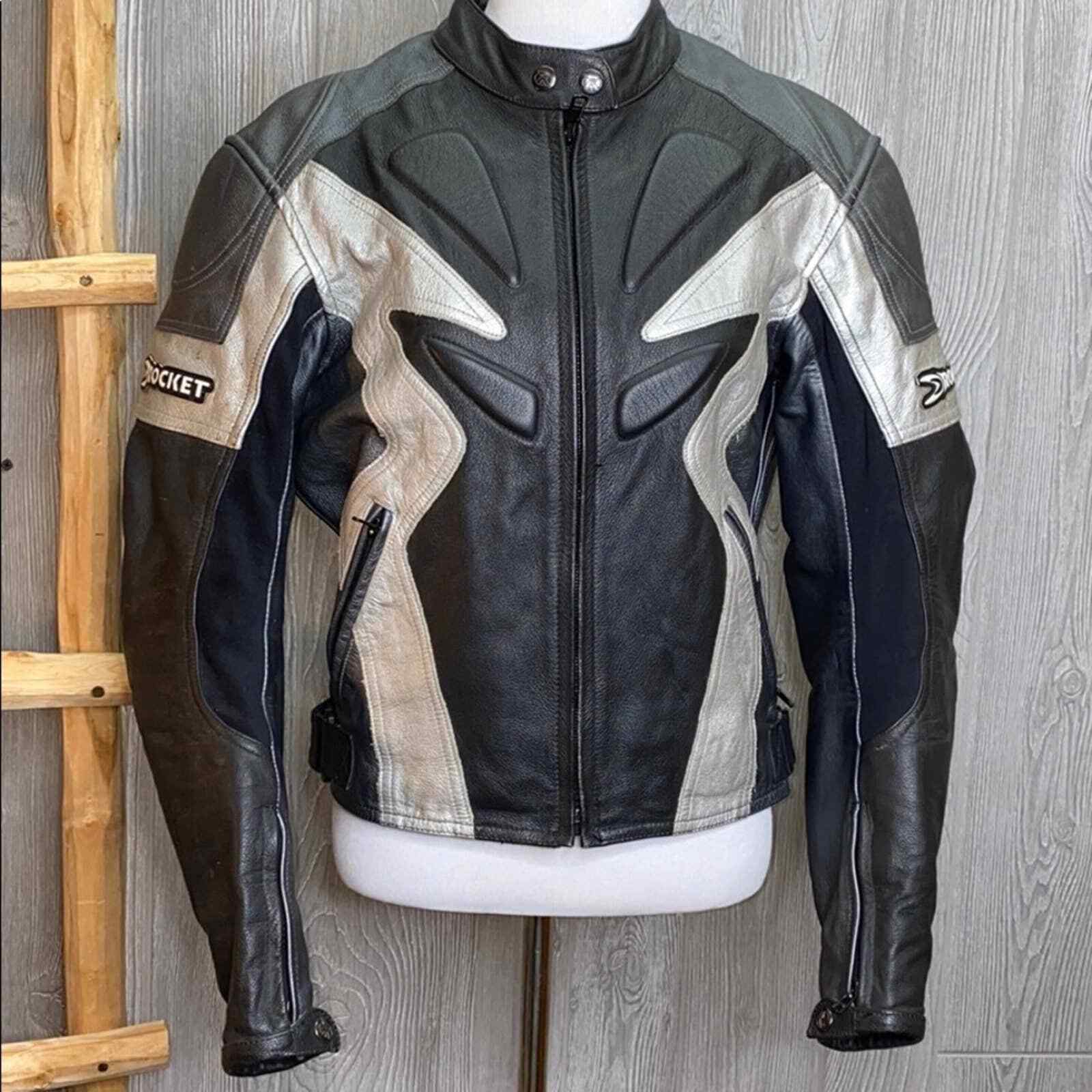 joe rocket padded motorcycle jacket