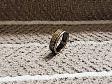Rhode Island Handcrafted Washington Quarters coin ring, size 8 2001