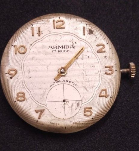 ETA UNITAS WINDING MOVEMENT CAL NO6325 SIDE SECOND CROWN AT-3 O'CLOCK MO-11,000