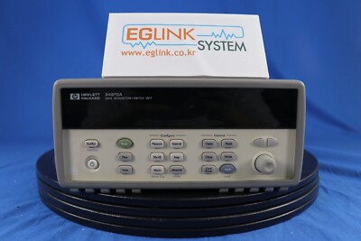 Agilent 34970A Data Acquisition  System/ DMM HP label, mainframe only