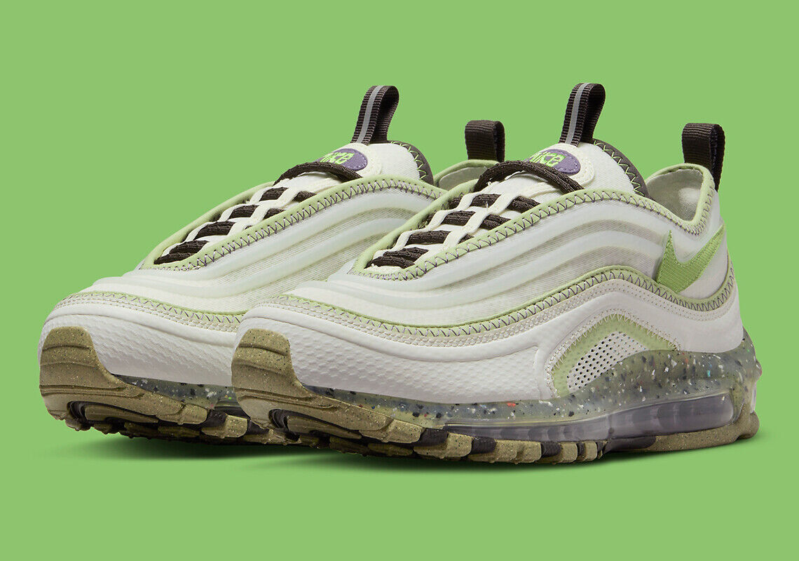 ★Nike★人気★AIR MAX TERRASCAPE 97★追跡可 Nike Air Max Terrascape 97 White Vivid Green Grey Sneakers