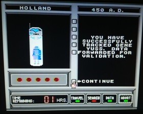 Where in Time is Carmen Sandiego? (Nintendo NES, 1991) Tested/Working. Game Only