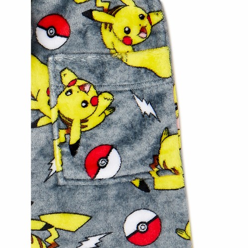NWT Kids Pokemon Pikachu Robe Pajama Bathrobe Boy Girl 4 6 8 10 12 Video Game eBay