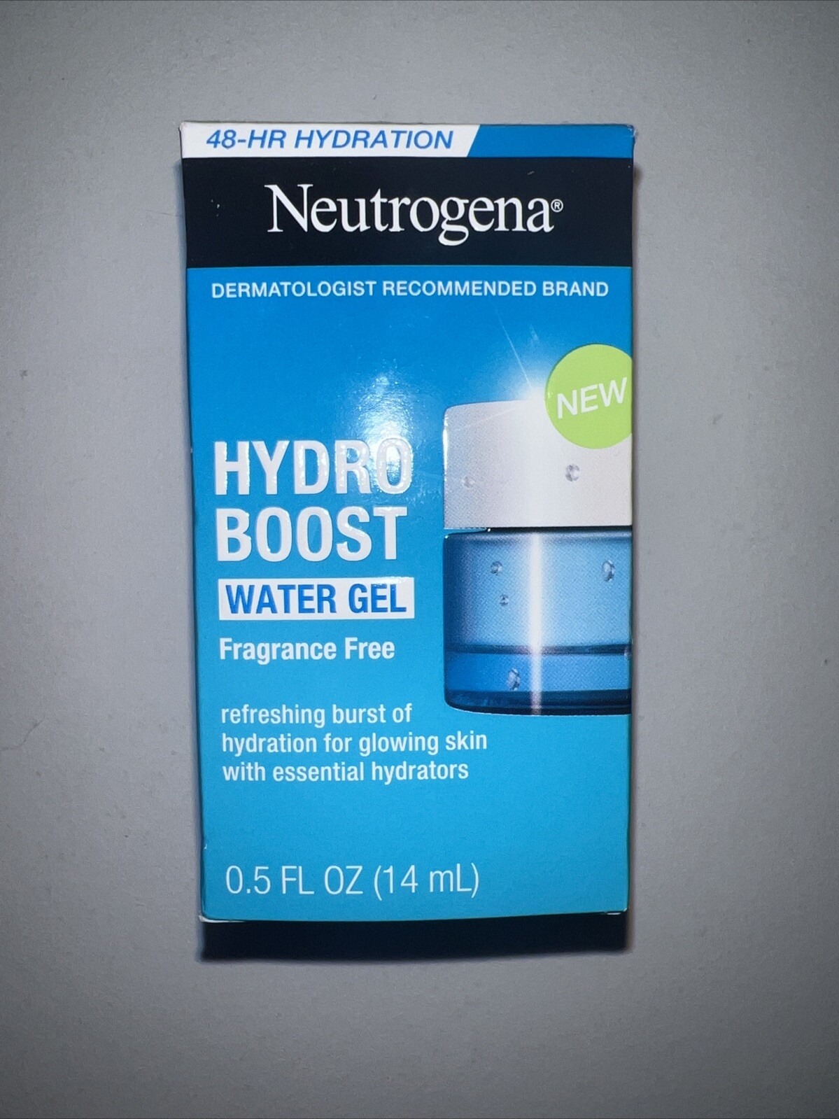 Neutrogena Hydro Boost Hydrating Water Gel Moisturizer 0.5 oz Travel Mini NIB