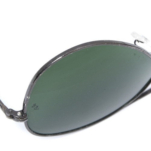 RAY BAN DIAMOND HARD RB3026 Teardrop Pilot Aviator Sonnenbrille Sunglasses Grün - Imagen 12 de 12