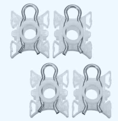 4x Fensterheber Reparatursatz Gleitbacken für BMW E36 5er 51321938884 NEU #082