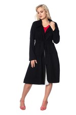 Banned Tie Front Vintage Retro Trench Coat