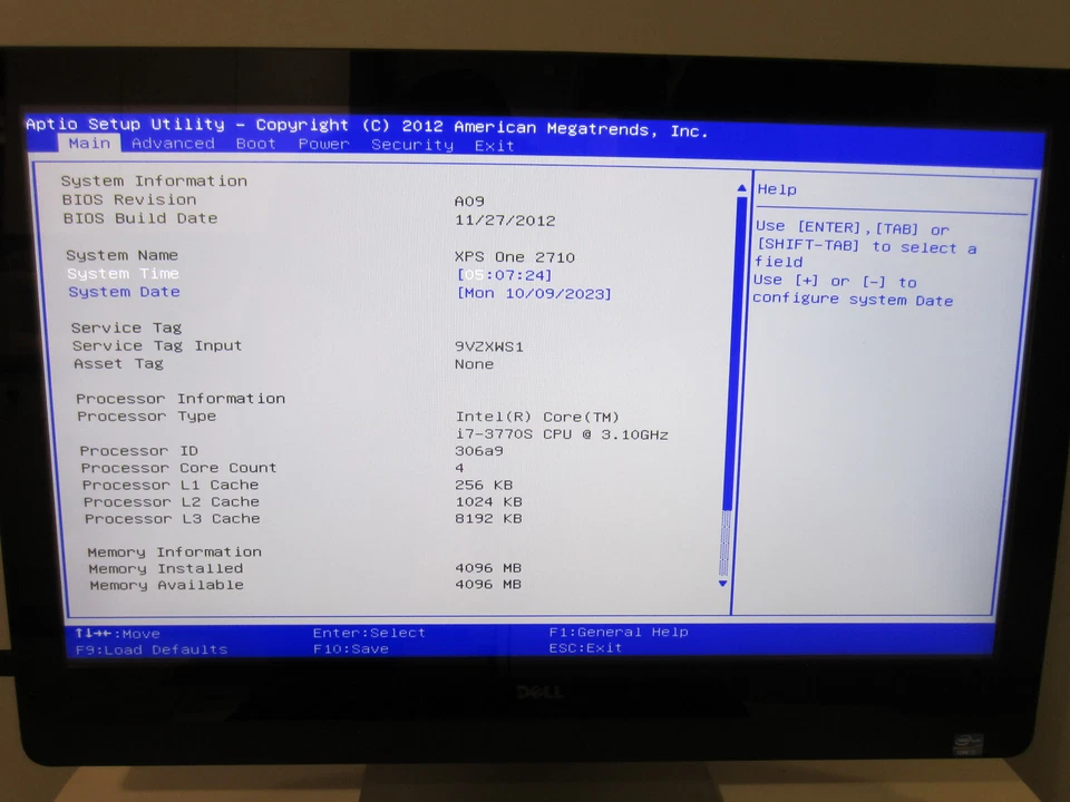 Dell XPS One 2710 Intel Core i7-3770S 3.1GHz GT640M AIO Desktop ASIS Part Repair - Image 2 of 4