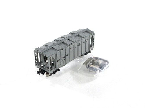 N Scale ***RIO GRANDE*** ACF 70ton 2-Bay Hopper 4-Pack - KATO 186-0207,0208 - Picture 2 of 5