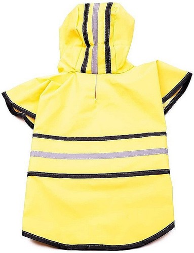 Ethical Pet Fashion Lookin Good Rainy Days Slicker Dog Raincoat Medium Yellow - Picture 2 of 6