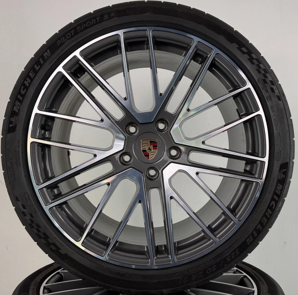 Originale Porsche 21 Pollici Panamera 976 Cerchioni Pneumatici Estivi #C467 - Bild 3 von 4