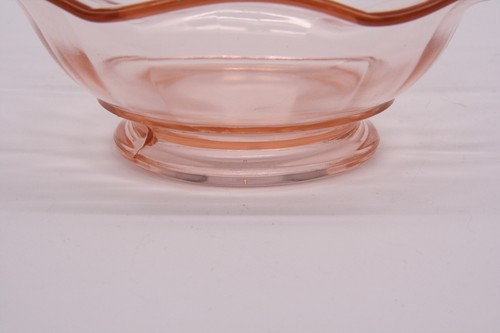 Quilted Pink Diamond Serving Bowl Depression Glass 7” 1930s Imperial Glass Co - Picture 11 of 13