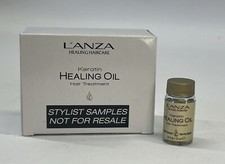 Lot Of 12: LANZA Keratin Healing Oil Hair Treatment .34oz Travel Size