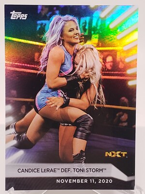 Candice LeRae Rainbow Foil #94 Topps 2021 WWE Women's Divisi