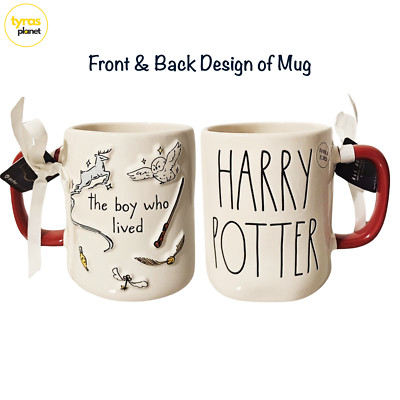 Rae Dunn Harry Potter & The Boy Who Lived Double Sided Mug - NEW