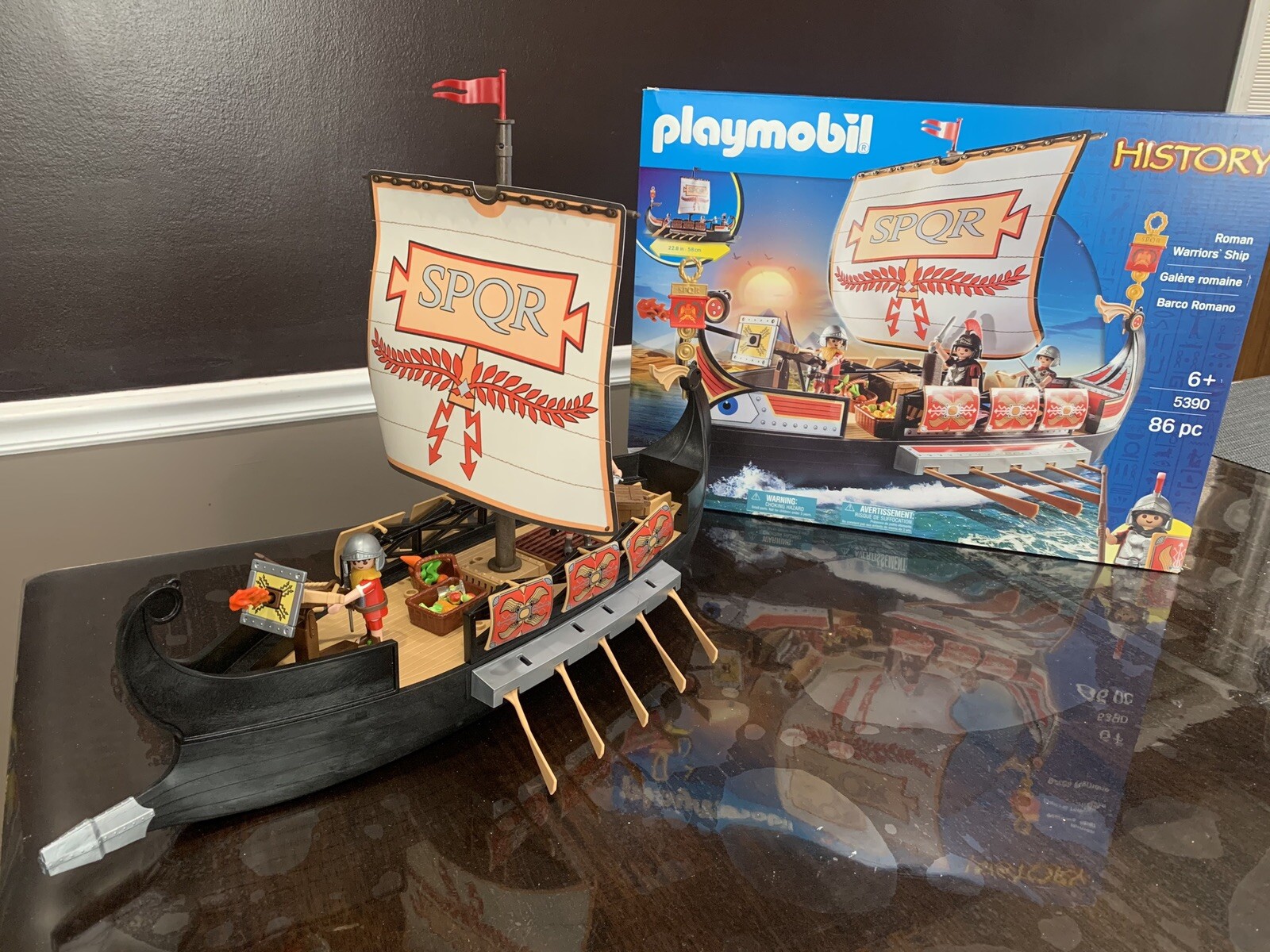 playmobil spqr ship