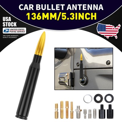 5.3inch BULLET ANTENNA 50 CAL CALIBER For Chevrolet Silverado 1500 HD 2001-2006