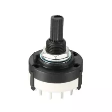 14Pin 2P6T 2Pole 6Position Selectable 1Deck Band Channel Rotary Switch Selector