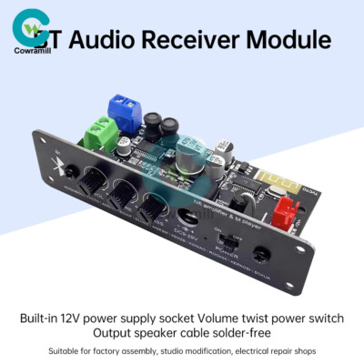 DC 12V HIFI High Bass Bluetooth 5.1 Amplifier Board Car Audio Amplifier Module