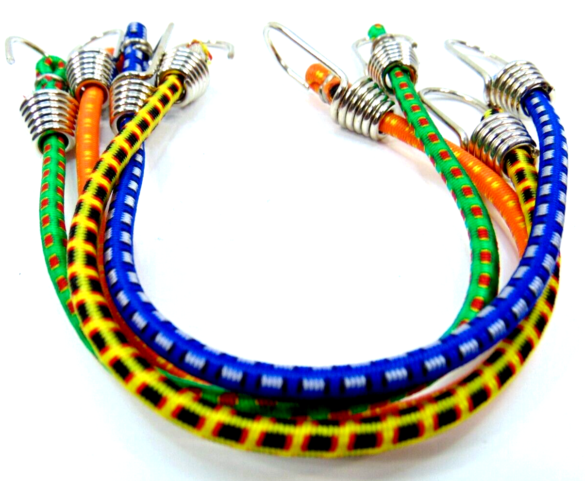 Bungee Cord Mini Tie Down Straps Small Cords Set Bike Motorcycle Cargo