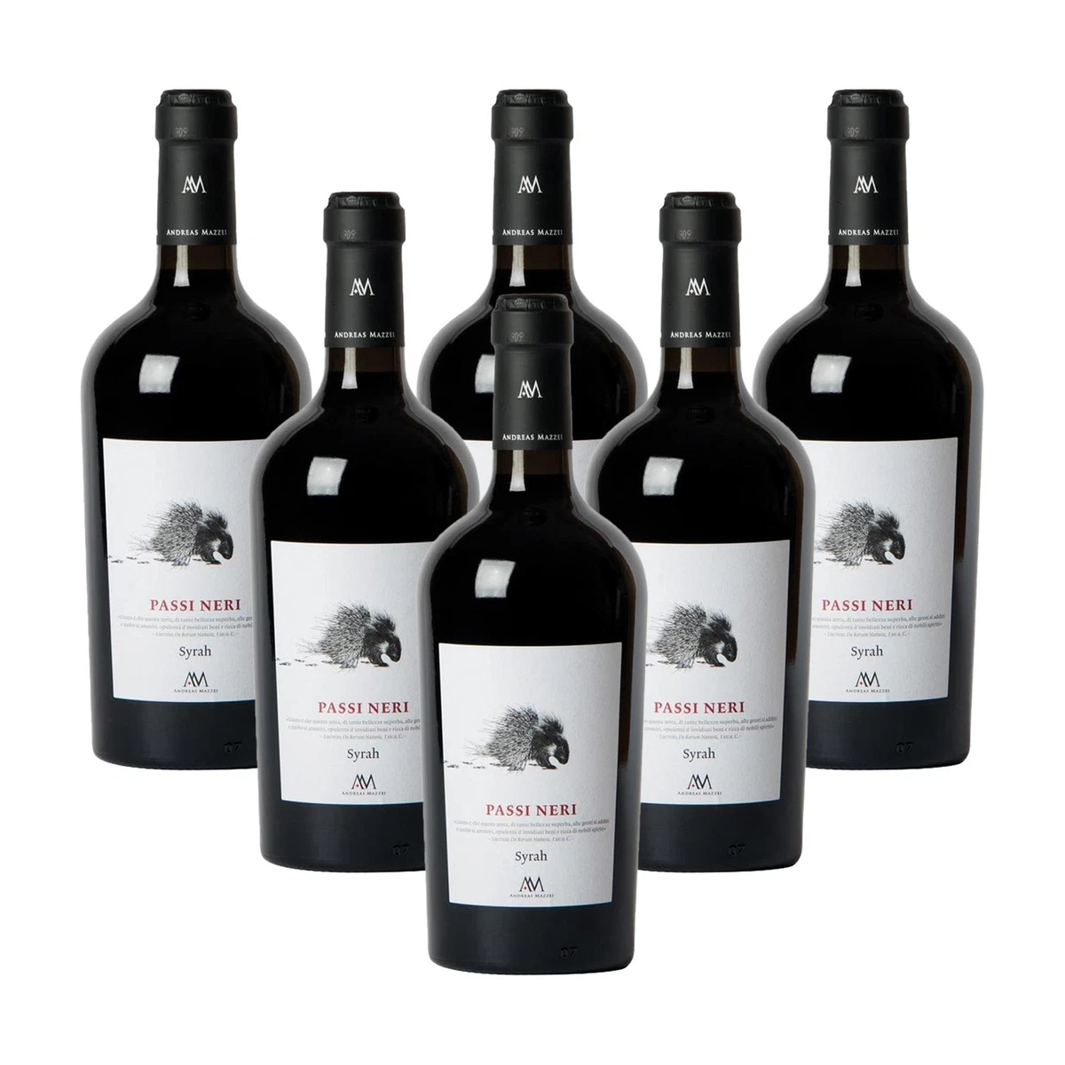 ANDREAS MAZZEI PASSI NERI SYRAH 75CL RED WINE ITALY BRAMBLE FRUIT