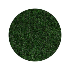 Koeckritz Economy Turf Green & Black Round Indoor/Outdoor Artificial Grass Rug
