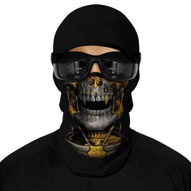 Skull print balaclava balaclava