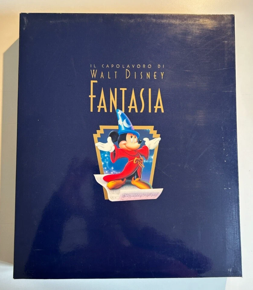 WALT DISNEY FANTASIA VHS + CD - Ed. limitata e numerata - COFANETTO DELUXE - Immagine 2 di 4