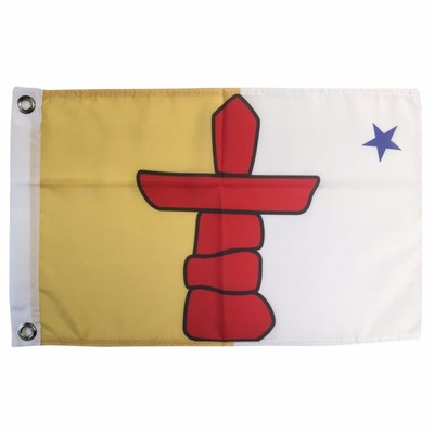 Nunavut Province custom MLB NHL NFL NBA flag University name flag     