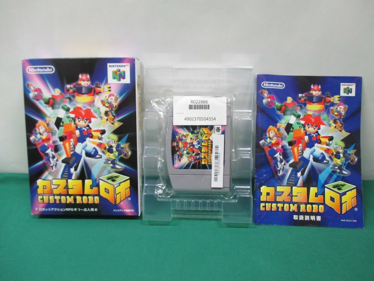 N64 -- CUSTOM ROBO -- Boxed. Can Backup! Nintendo 64, JAPAN