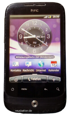 HTC Wildfire A3333 Smartphone - 5MP - Android 2.1 - 3.2 Zoll