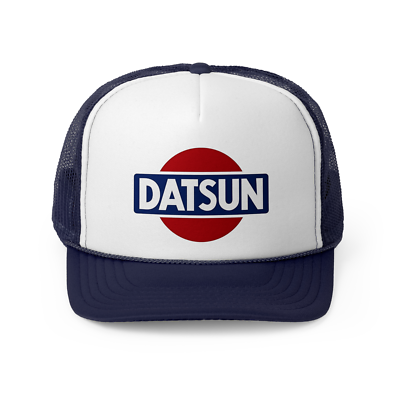 Vintage Datsun Mesh Snapback Trucker Hat - Retro Vintage